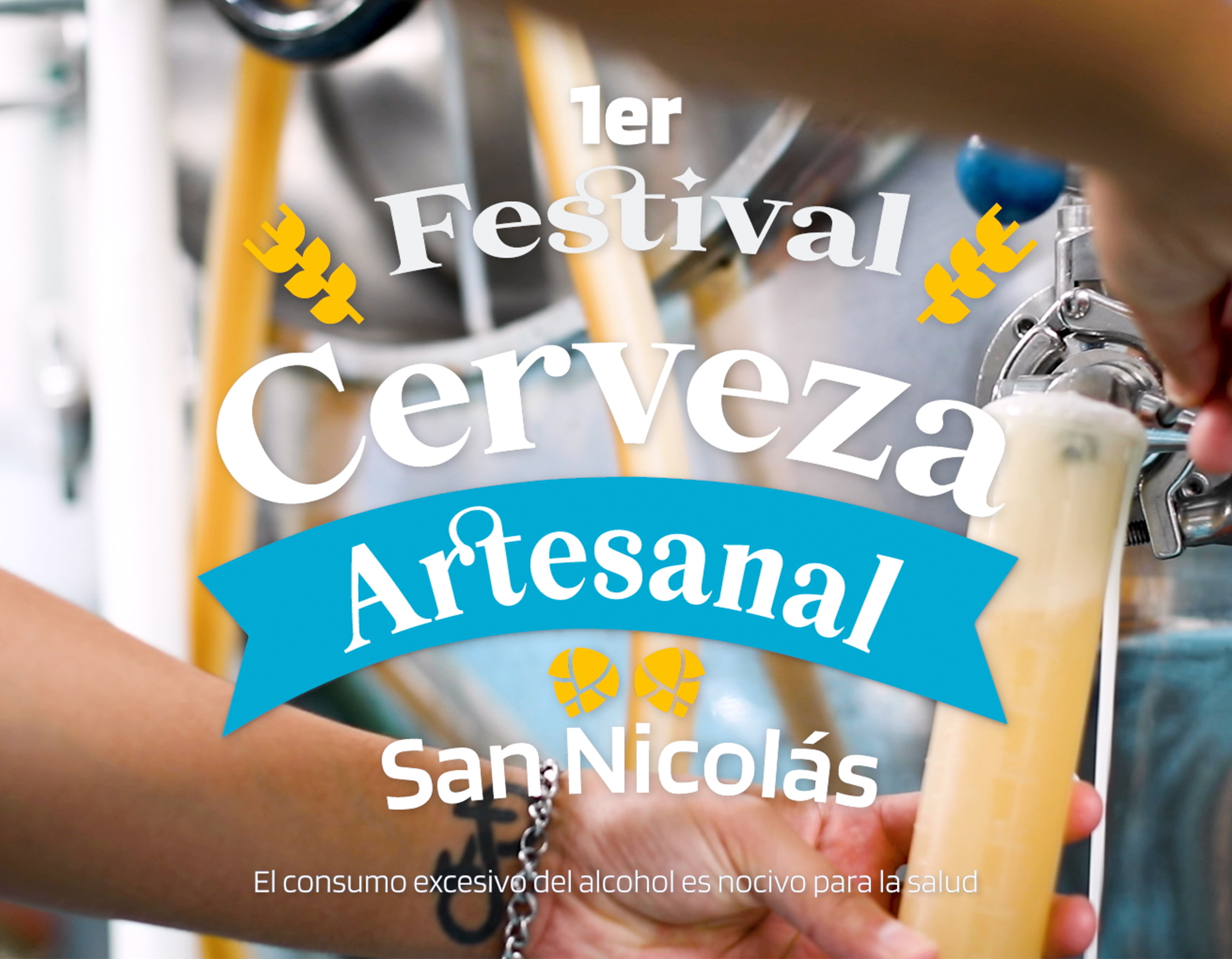 Invita al 1er Festival de la Cerveza Artesanal en San Nicolás