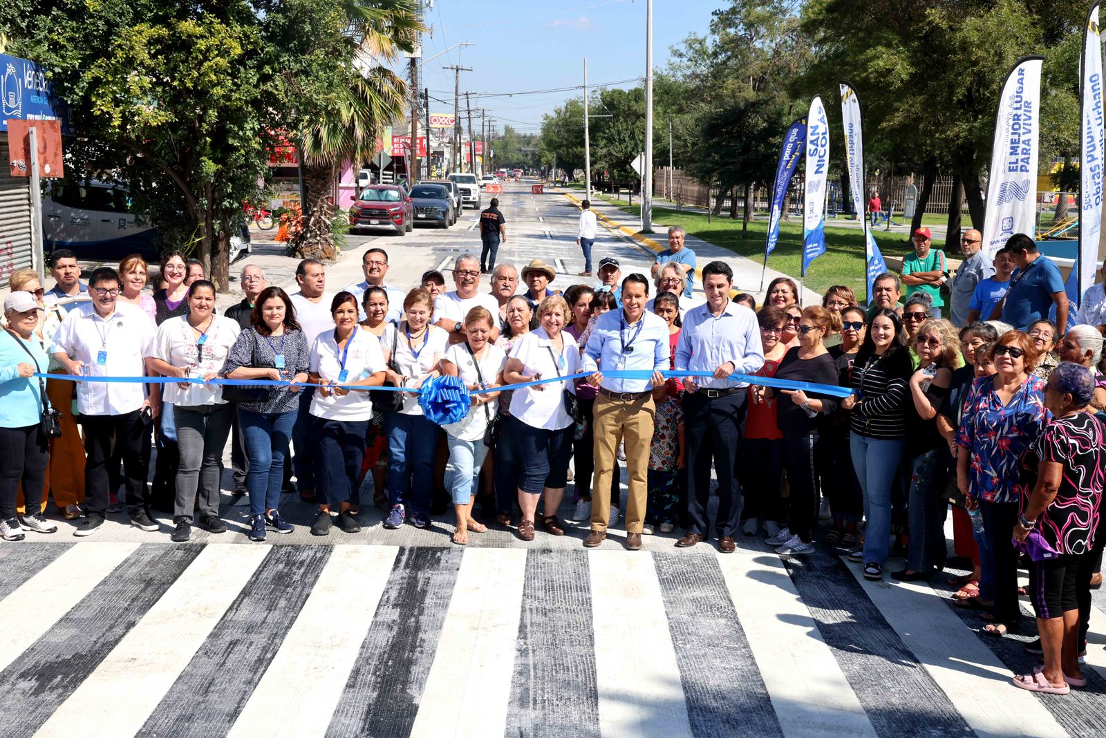 ABREN SAN NICOLÁS TRAMO DE AV. REPÚBLICA MEXICANA CONSTRUIDO CON CONCRETO